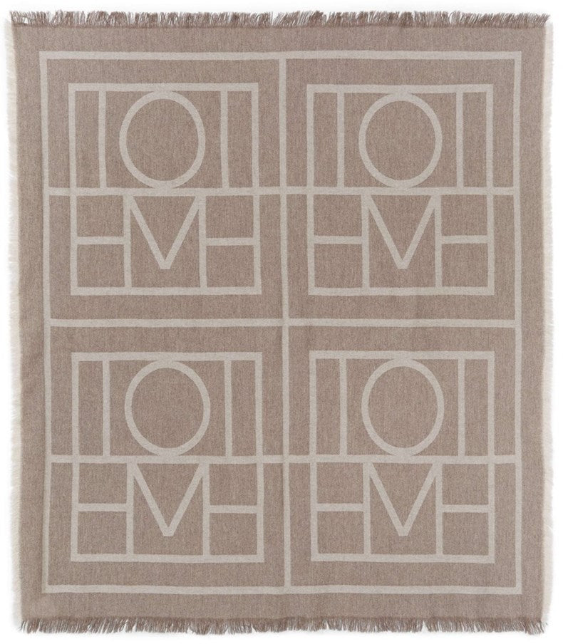 Unique Swedish Thick Geometric Warm Wool Cashmere Scarf