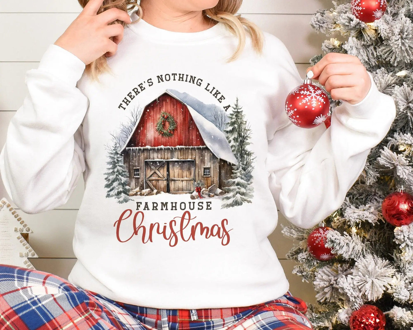 Retro Farm Girl Xmas Hoodie - Female Christmas Gift Sale