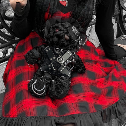 Diablo Design Lolita Halloween Gothic Blood Hell Bear Harajuku Bag