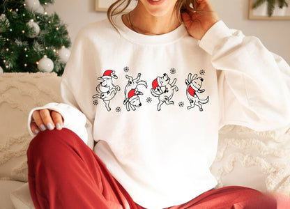 Cute Dog Mom Aesthetic Christmas Hoodie - Colored, Pure Cotton