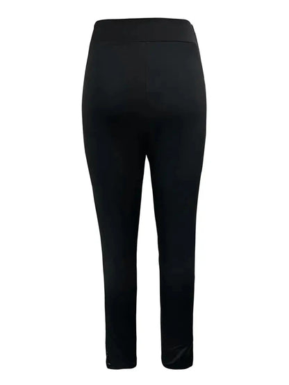 All Season Elegant Solid Hollow High Waist Outdoor Sporty Leggings