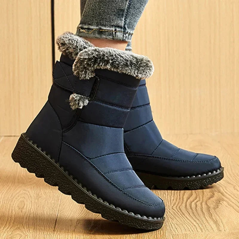 Snow Plush Platform Flat Keep Warm Casual Plus Size Snow Boot