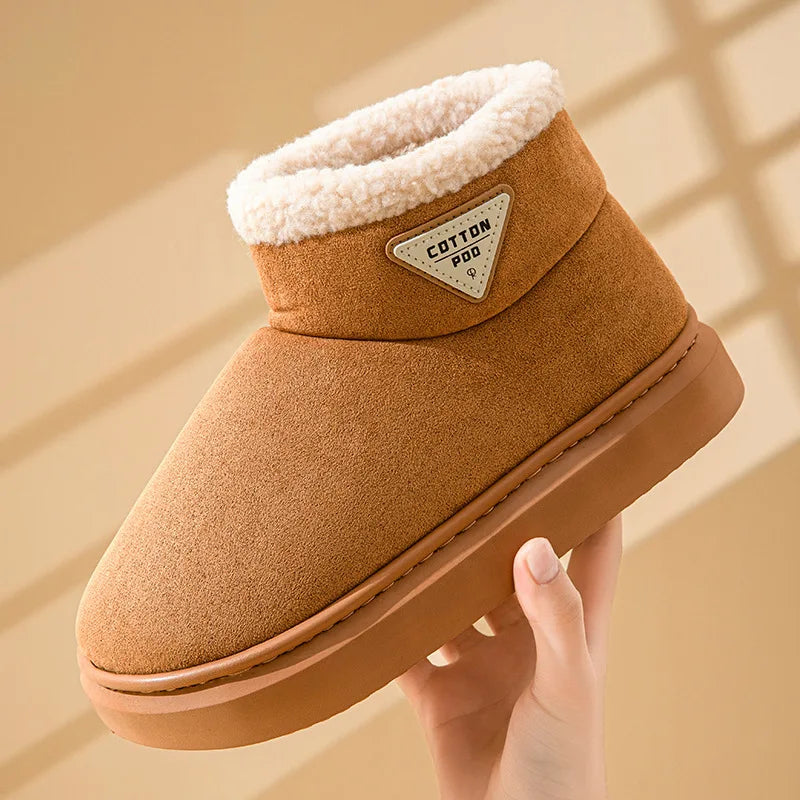 Fur Fluffy Cozy Soft Plush Fuzzy Casual Snow Boot