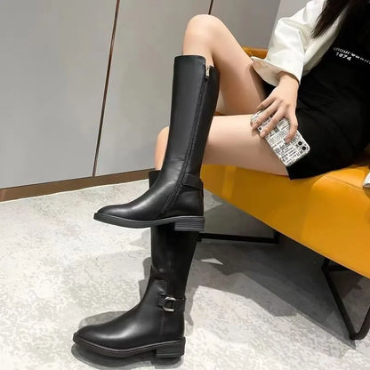 Stylish Comfortable Elegant Fashionable Chic Trendy Pointed Toe Knee High Boots