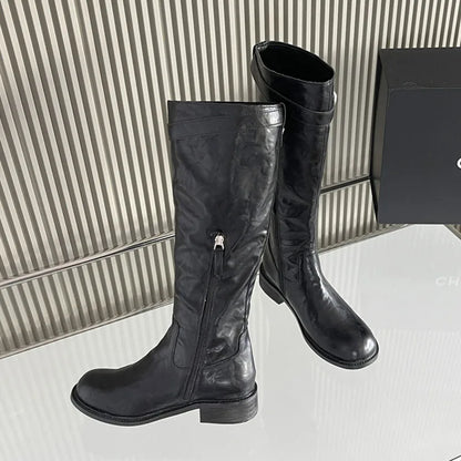 Stylish Fashionable Unique Pointed Toe Comfortable Knee High Boots