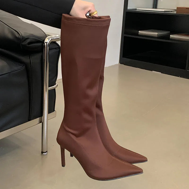 Trendy Stylish Comfortable Feminine Unique Elegant Chic Knee High Boots