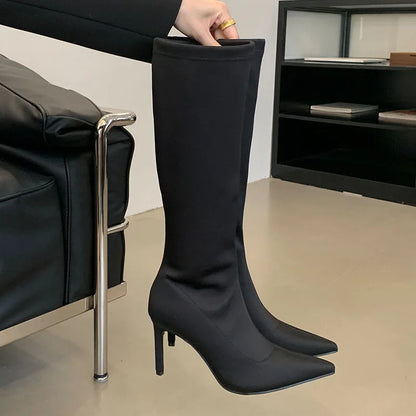 Trendy Stylish Comfortable Feminine Unique Elegant Chic Knee High Boots