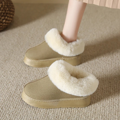 Faux Fur Non-Slip Warm Fashion Short Comfortable Platform Snow Boot