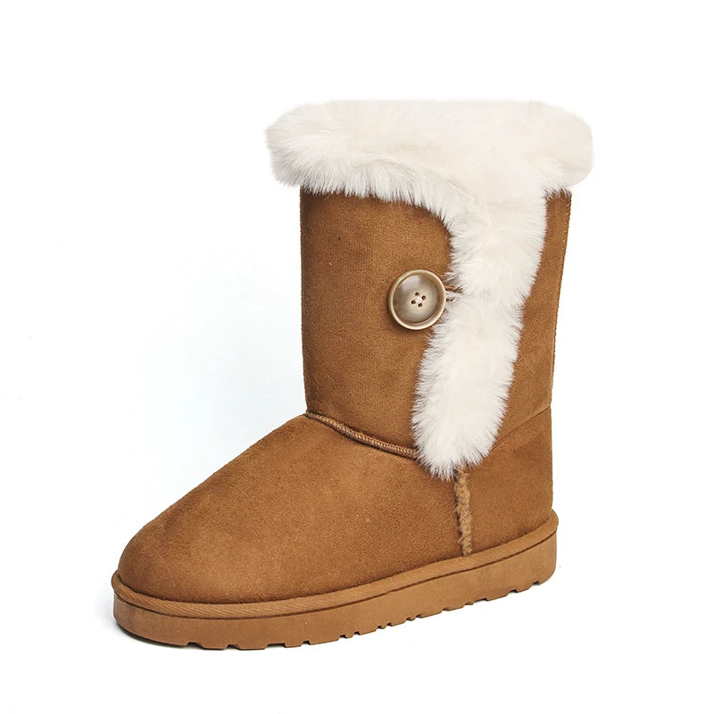 Fashion Warm Casual Versatile Mid-Calf Snow Boot