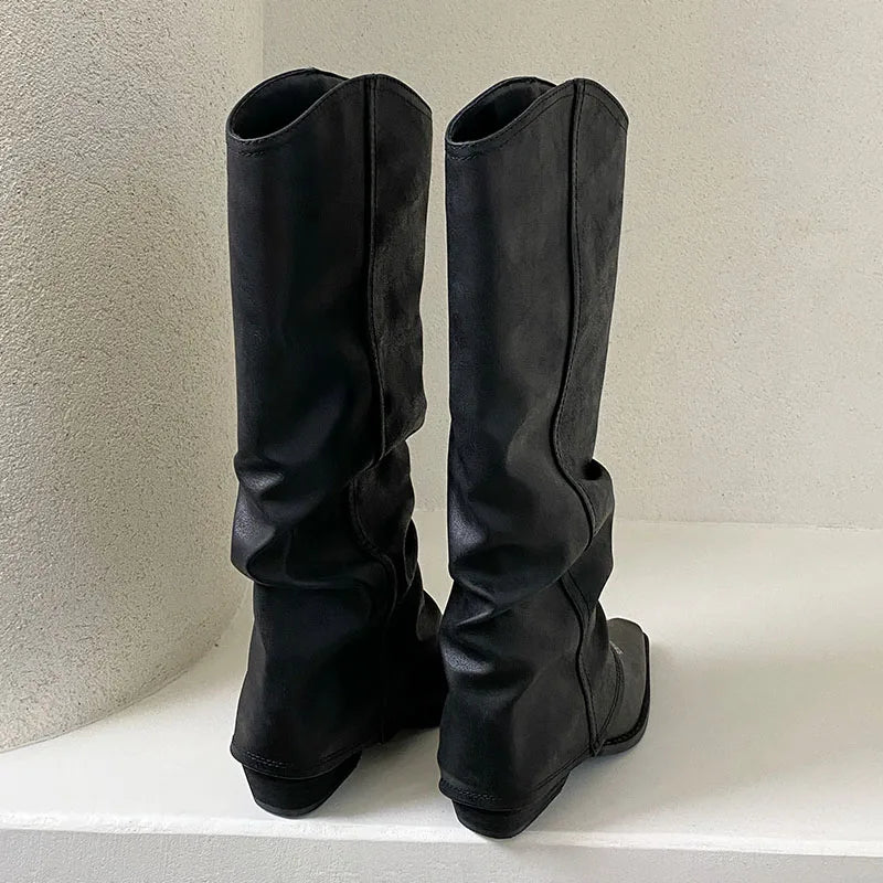 Stylish Comfortable Elegant Fashionable Chic Trendy Pointed Toe Knee High Boots