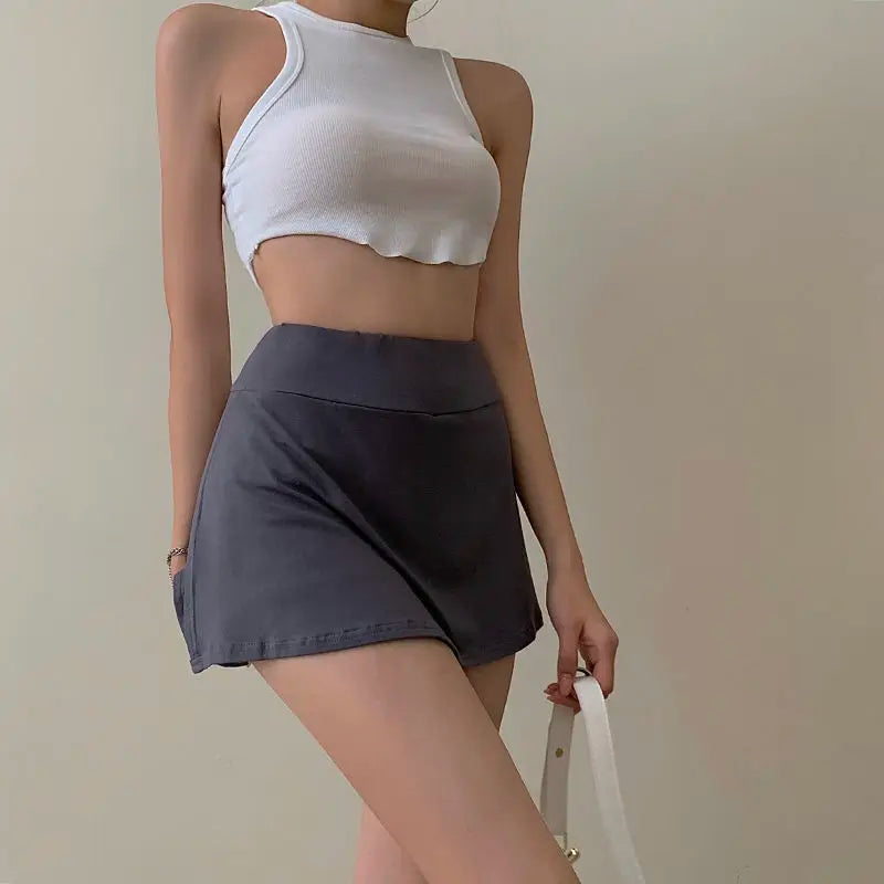 High Waist Sexy Skinny Bag Hip Short Slit Slim Fit Vintage Skirt