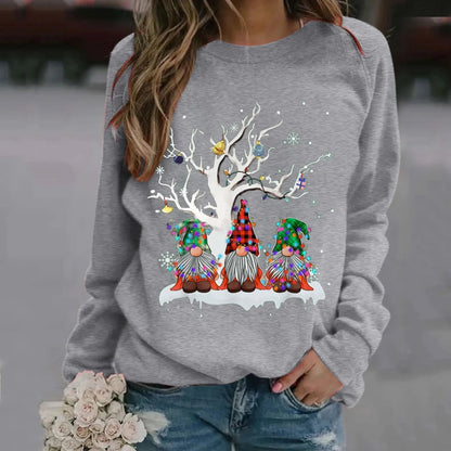 Oversize Workout Ugly Xmas Long Sleeve Christmas Hoodie