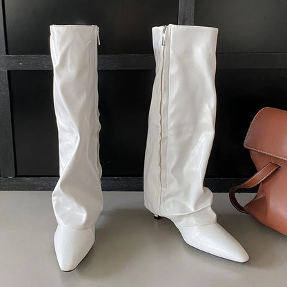 Warm Stylish Comfortable Chic Trendy Elegant Feminine Knee High Boots