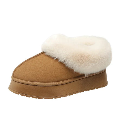 New Warm Casual Short Plush Fur Ankle Sporty Comfortable Snow Boot