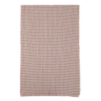 Retro Color-blocked Checkered Soft Comfortable Warm Houndstooth Scarf