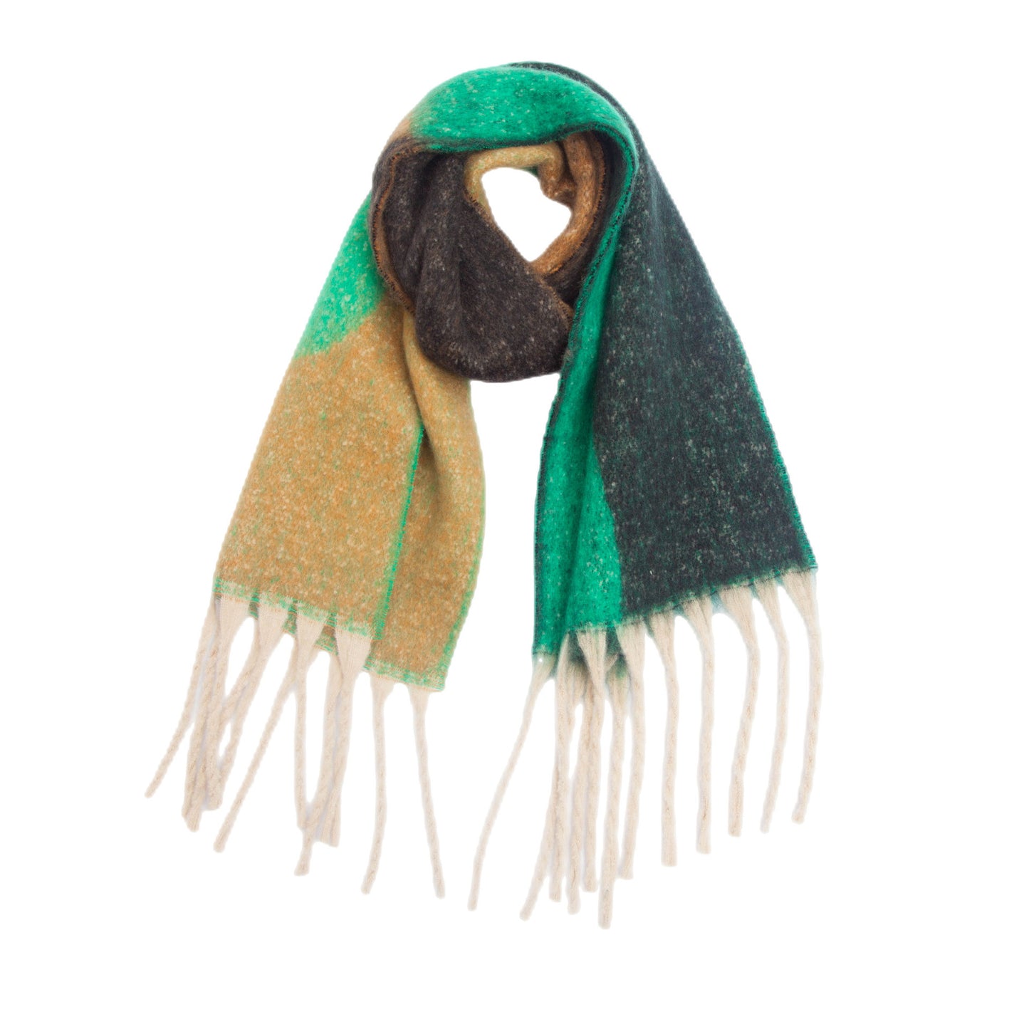 Thickened Cape Autumn Winter Loop-yarn Geometric Scarf