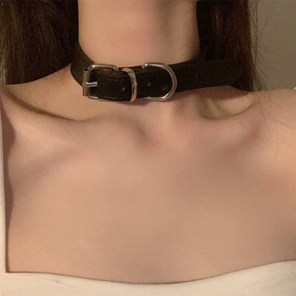 Choker Design Leather Neck Gothic Punk Cool Necklace