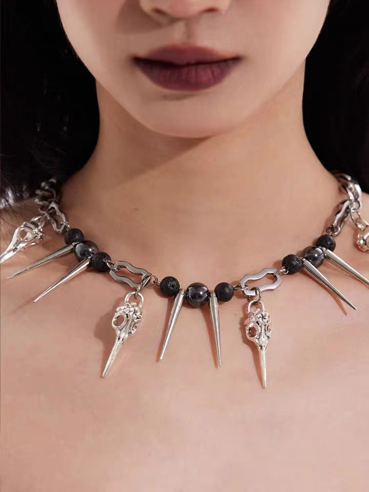 Trendy INS Gothic Punk Dark Cool Street Necklace