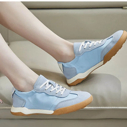 Spring Autumn New Fashion Women's Running Sneakers Flat Breathable Casual Student Female Walking Shoes Light Weight Trainers