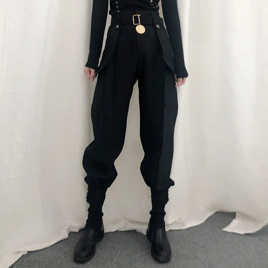 High Waist Vintage Harajuku Cargo Halloween Pants