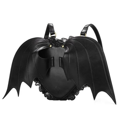 Women Bat Wing Punk Stylish Newest Angel Wings Cute Devil Bag