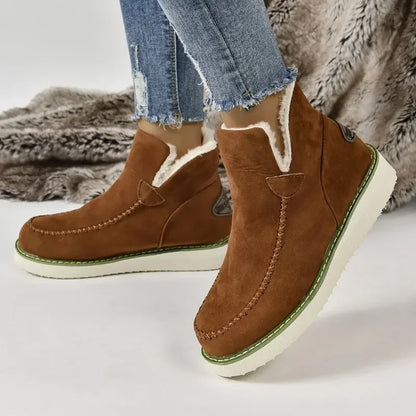 Women Snow Boots Winter Fashion Casual Warm Shoes for Women Slip on Lady Comfort Female Ankle Boot Footwear Botas De Mujer