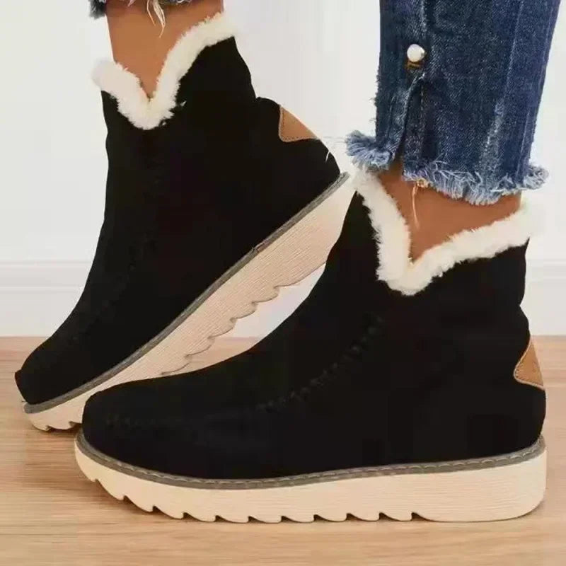 Casual Warm Slip-on Comfort Female Ankle Non-slip Snow Boot