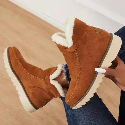 Casual Warm Slip-on Comfort Female Ankle Non-slip Snow Boot