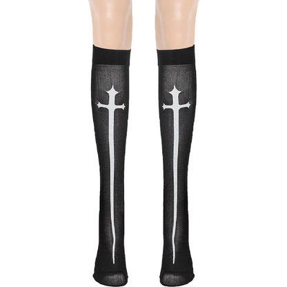 Saintlike Faux Leather PVC Nun Roleplay Halloween Fancy Dress Costume