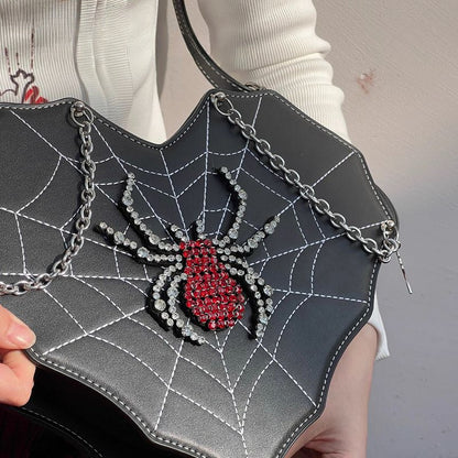 Harajuku Leather Punk Y2K Spider Gothic Lolita Crossbody Bag