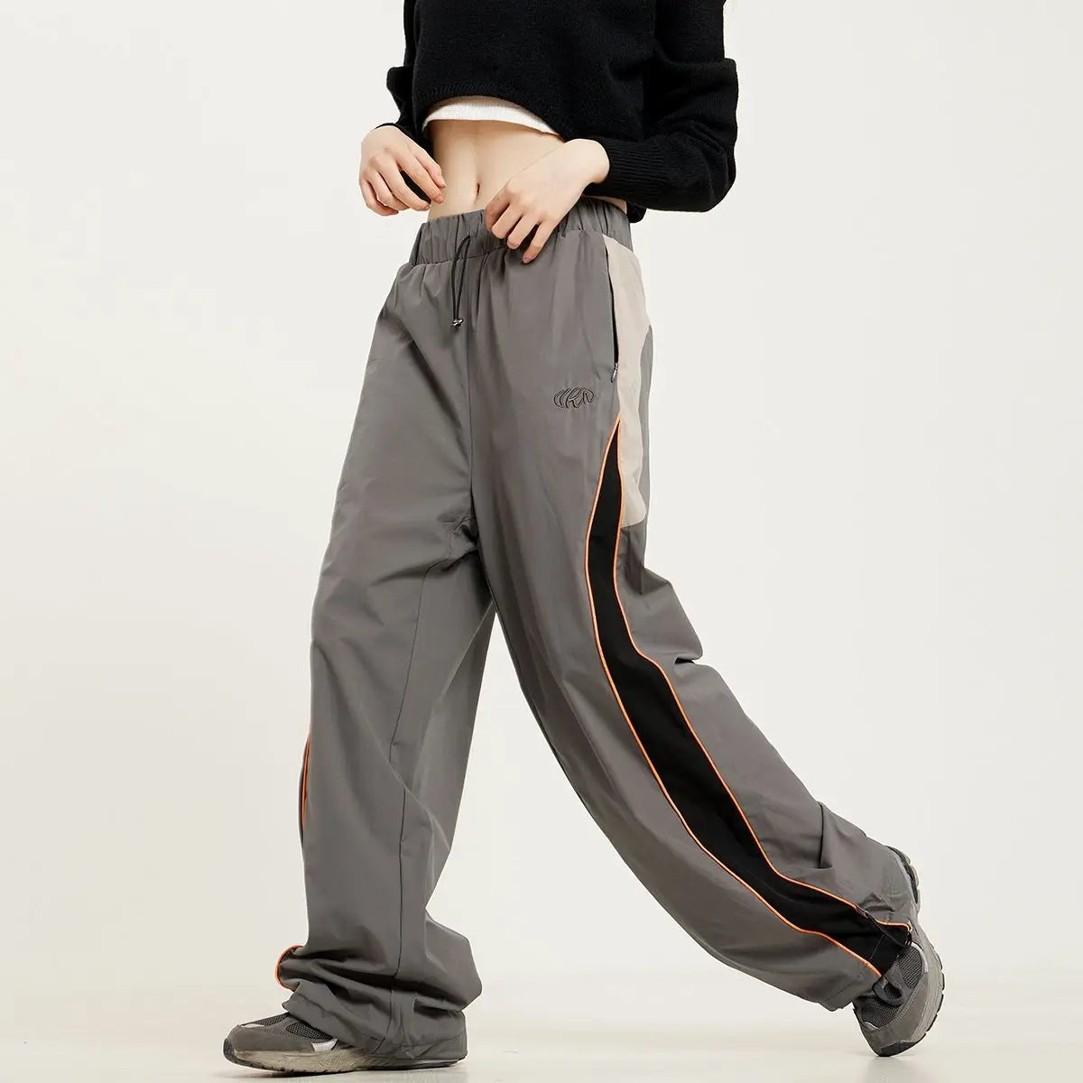 Men and Women Straight-leg Drawstring  Sweatpants