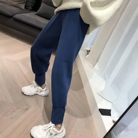 Women's  Vintage Fashion  Streetwear High Waist Loose Sweatpants