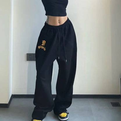 Fashionable High Waist Baggy Sweatpants