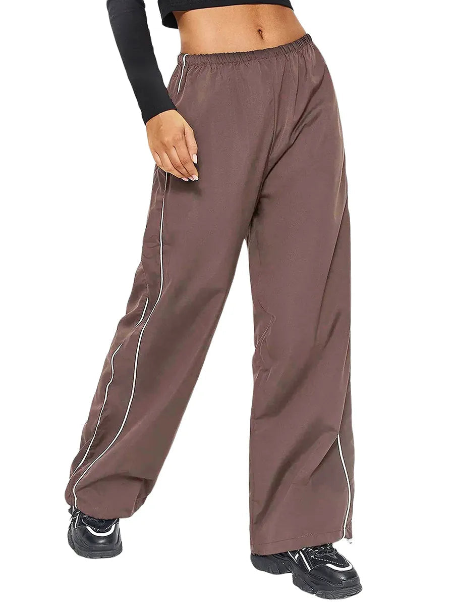 Loose Y2K Baggy Cargo  Drawstring Elastic Low Waist Sweatpants